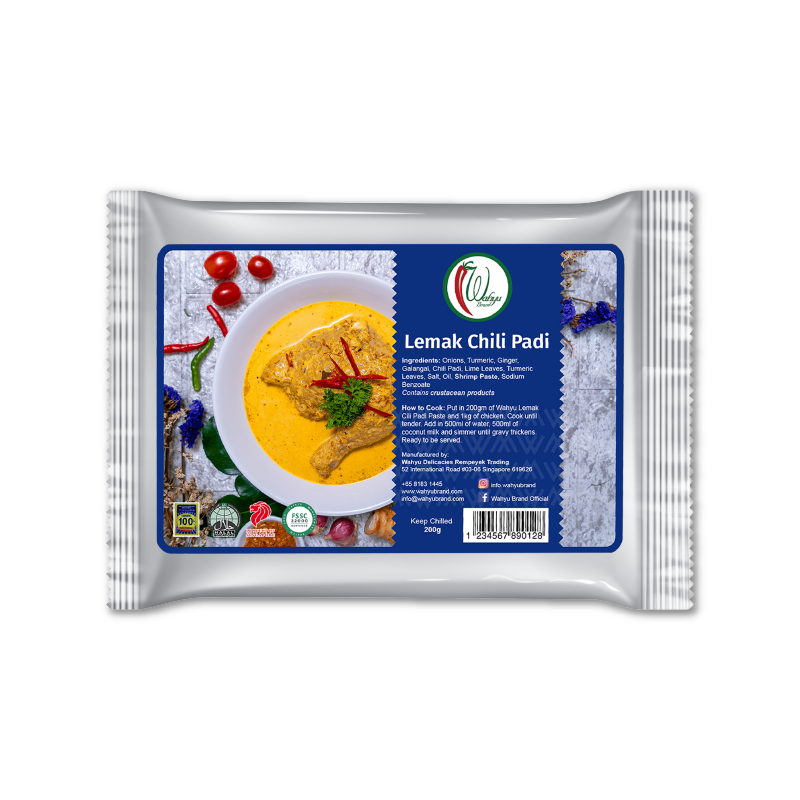 Lemak Cili Padi Paste, 200g